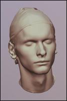 Man 3D scan of head 02